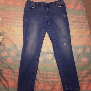 These are old navy rockstar super skinny size14